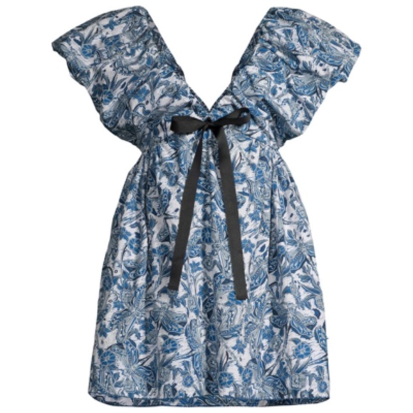 Agua by Agua Bendita Horizonte Libã Printed Mini Dress - Picture 6 of 6